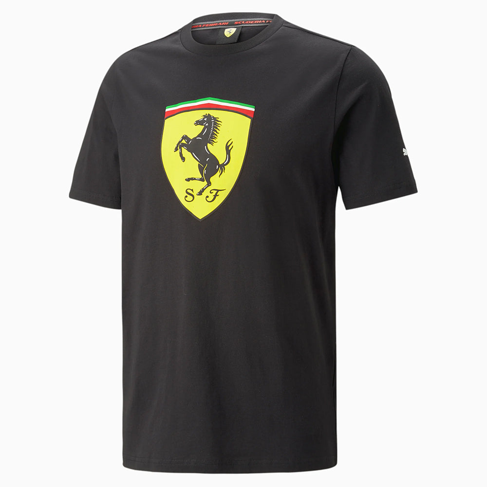 Scuderia Ferrari Classic Shield Tee Shirt Black