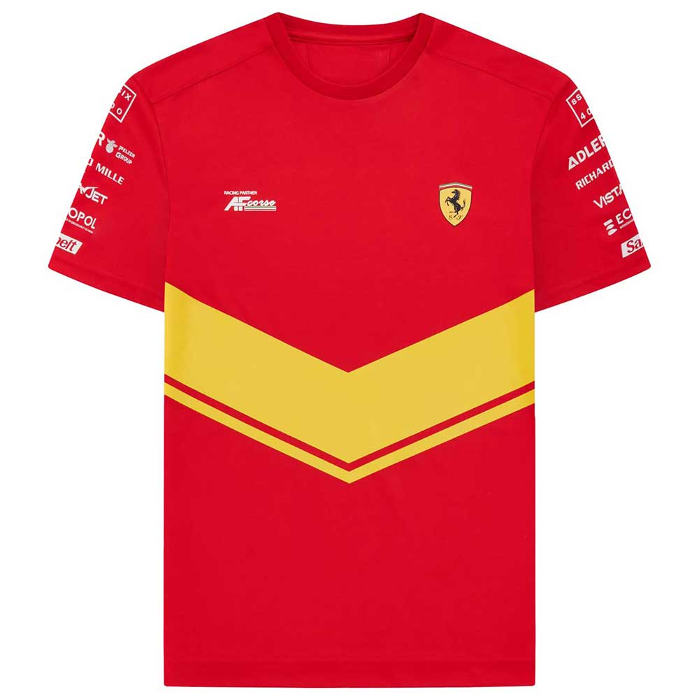 Ferrari Hypercar Le Mans Team Tee Shirt Red