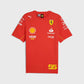 Scuderia Ferrari F1 Carlos Sainz Driver Tee Red