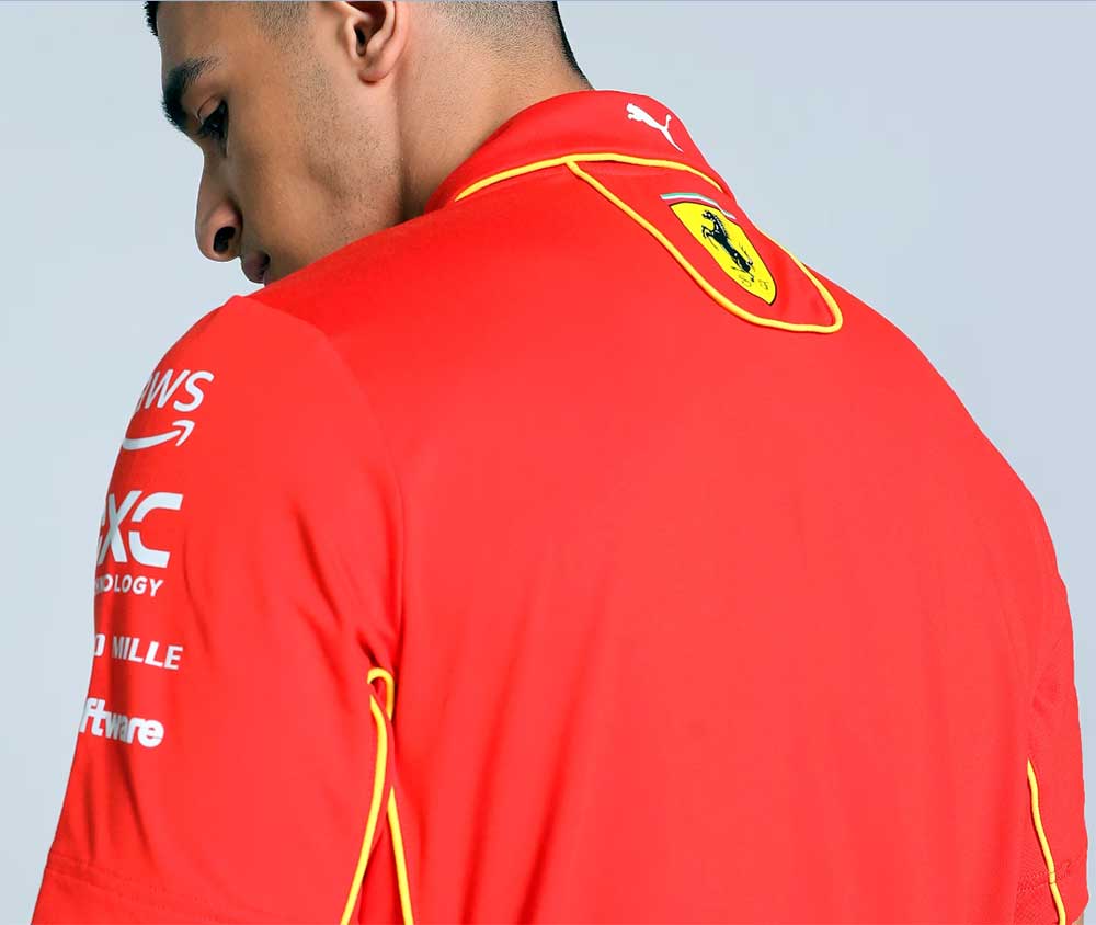 Scuderia Ferrari F1 Pro Team Polo Shirt 2024 Red