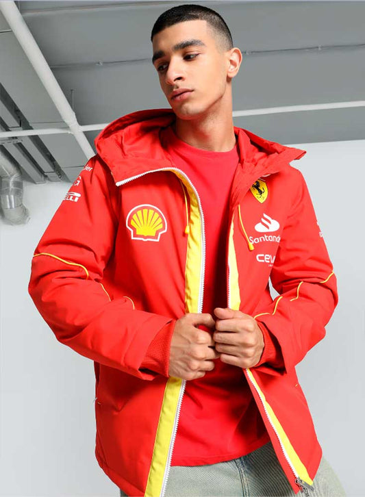 Scuderia Ferrari F1 Team Pro Rain Jacket 2024 Red