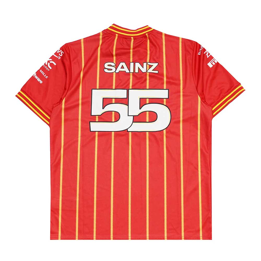 Scuderia Ferrari F1 Team Carlos Sainz Soccer Jersey 2024