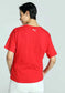 Puma Ferrari Ladies Shield Oversized Tee Red