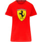 Scuderia Ferrari Ladies Large Shield Tee Red