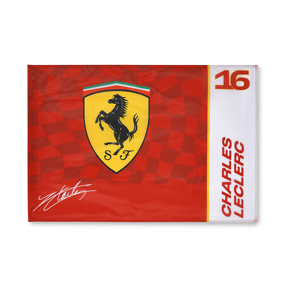 Scuderia Ferrari F1 Charles Leclerc Flag Red