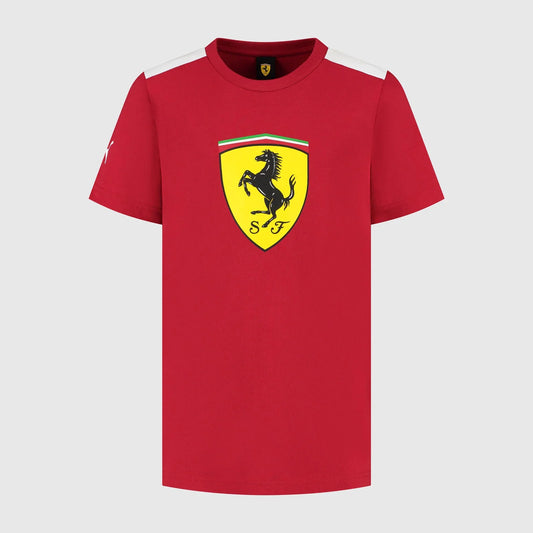 Scuderia Ferrari F1 Kids Shield Tee Red