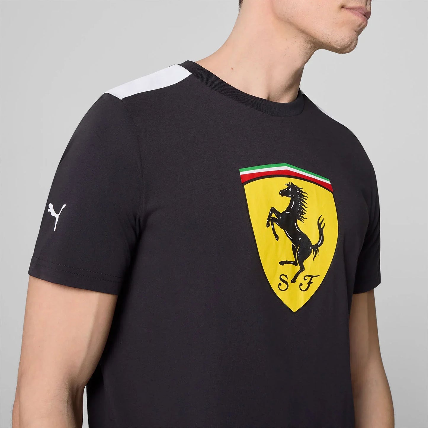 Scuderia Ferrari F1 Shield Tee Shirt Black