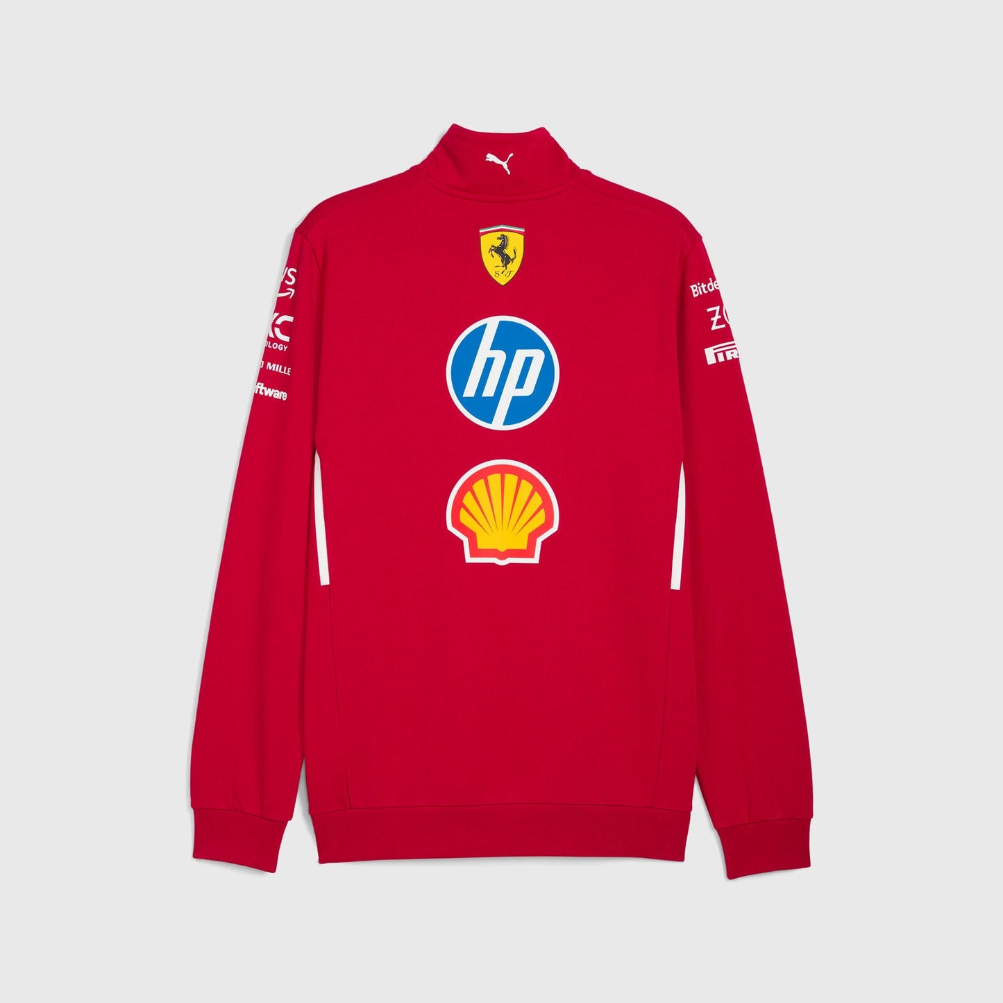 Scuderia Ferrari F1 Replica Team 1/2 Zip Sweatshirt 2025 Red