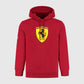 Scuderia Ferrari F1 Shield Hoodie Cherry Red