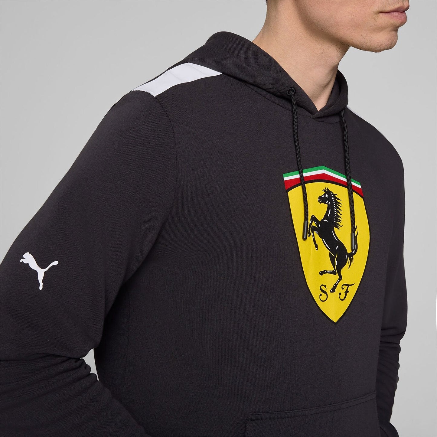 Scuderia Ferrari F1 Shield Hoodie Black