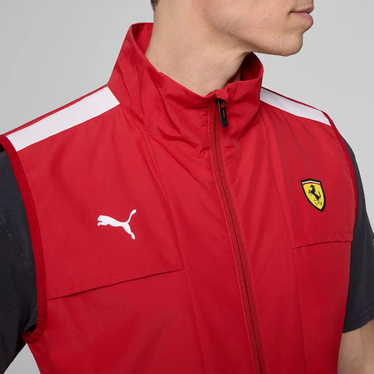 Scuderia Ferrari Logo Vest Cherry Red