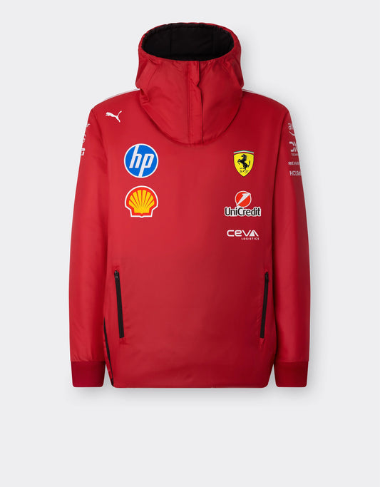 Scuderia Ferrari F1 Replica Team Reversible Jacket 2025 Red