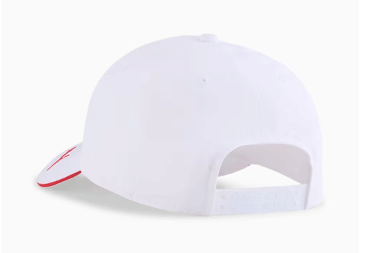 Scuderia Ferrari Race Stripe Hat White