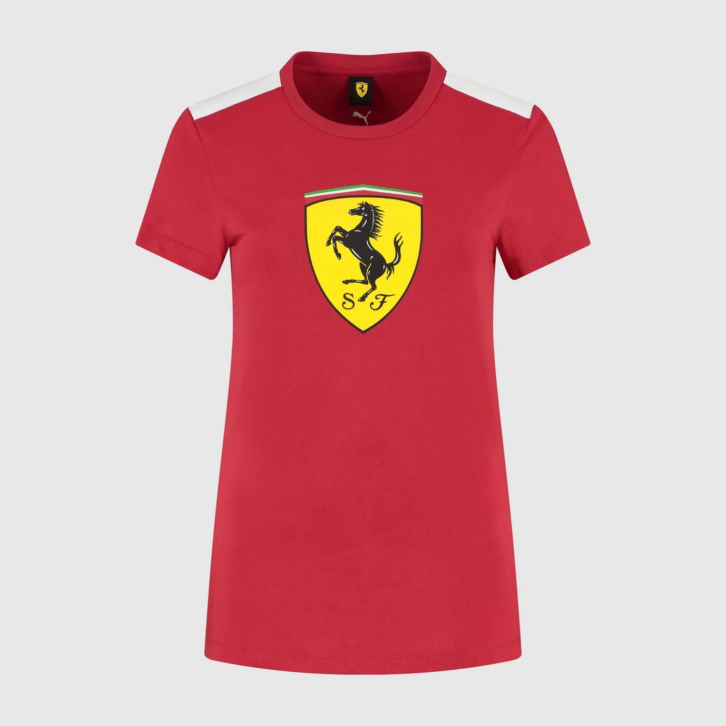 Scuderia Ferrari F1 Ladies Shield Tee Red