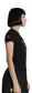 Scuderia Ferrari F1 Ladies Babydoll Tee Black