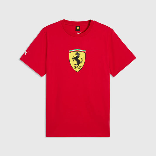 Scuderia Ferrari F1 Shield Tee Shirt Red