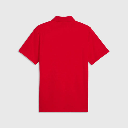 Scuderia Ferrari F1 Classic Shield Polo Shirt Red