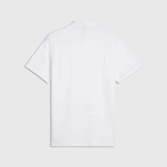 Scuderia Ferrari F1 Classic Shield Polo Shirt White