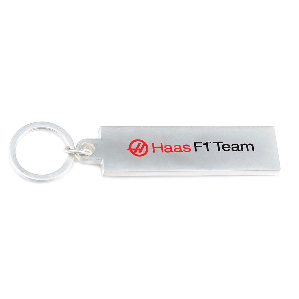 Haas F1 Metal Keychain