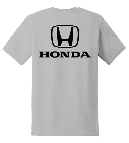 Honda Gray/Black Classic Logo Tee Shirt