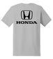 Honda Gray/Black Classic Logo Tee Shirt