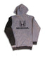 Honda Gray Wave Hooded Sweatshirt