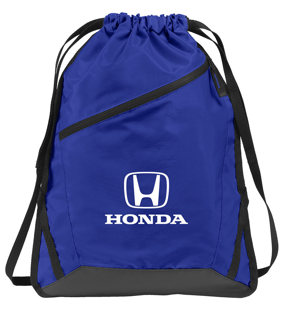 Honda Blue Drawstring Bag