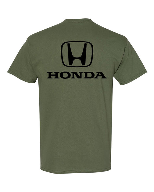 Honda Military Green/Black Classic Logo Tee