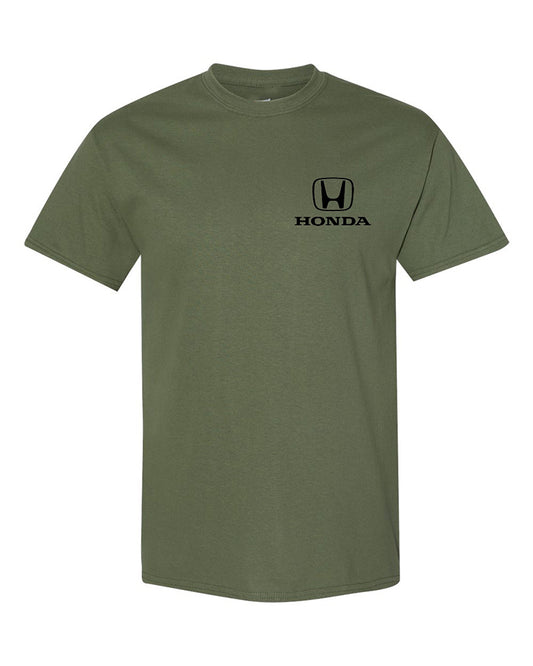 Honda Military Green/Black Classic Logo Tee