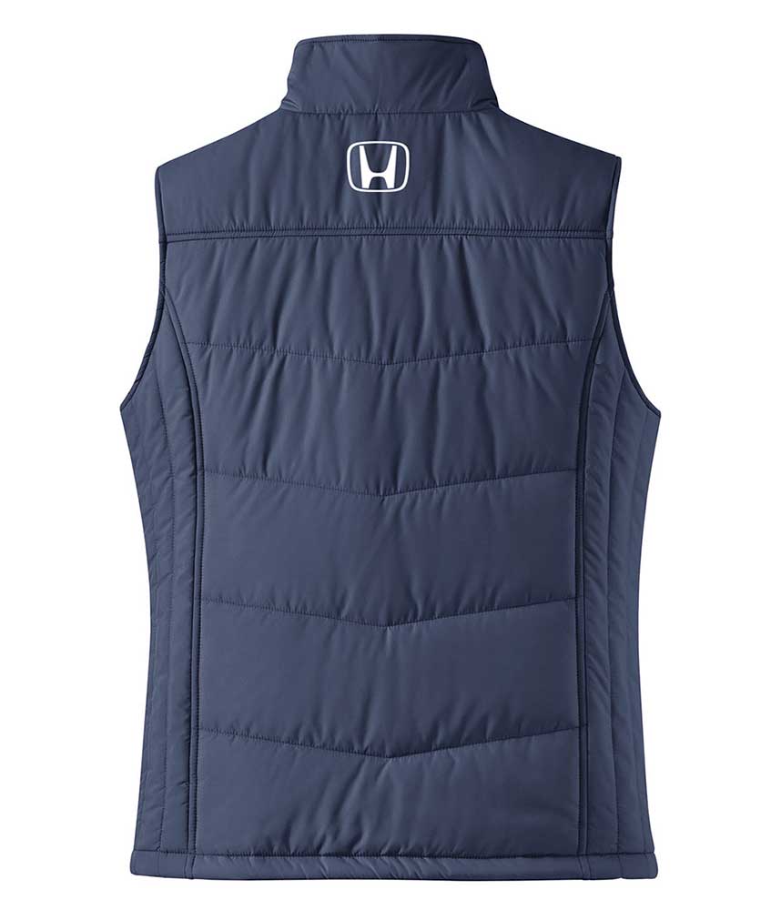 Honda Ladies Slate Grey Puffy Vest