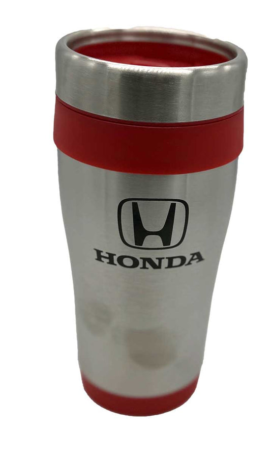 Honda Stainless Steel/Red Steel Travel Mug