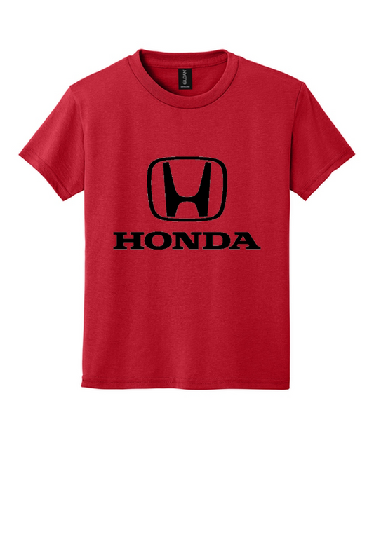 Honda Racing Kids Large Logo Tee Red