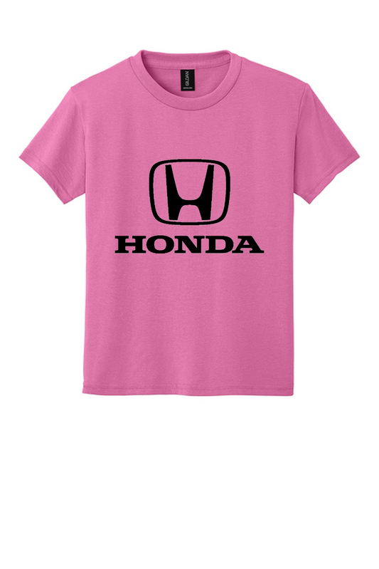 Honda Racing Kids Large Logo Tee Pink