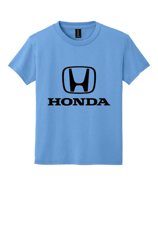 Honda Racing Kids Large Logo Tee Carolina Blue