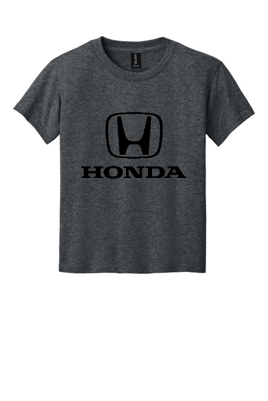 Honda Racing Kids Large Logo Tee Heather Grey