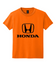 Honda Racing Kids Large Logo Tee Orange