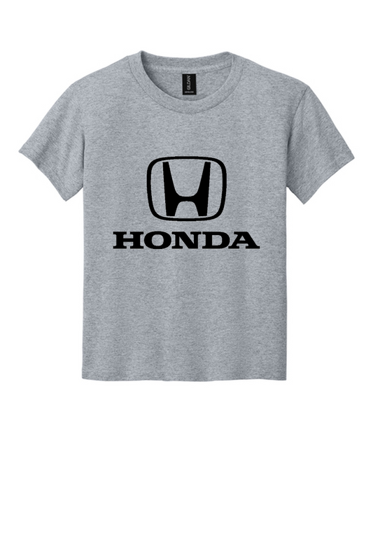Honda Racing Kids Large Logo Tee Sport Grey