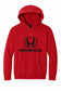 Honda Racing Kids Logo Hoodie Red