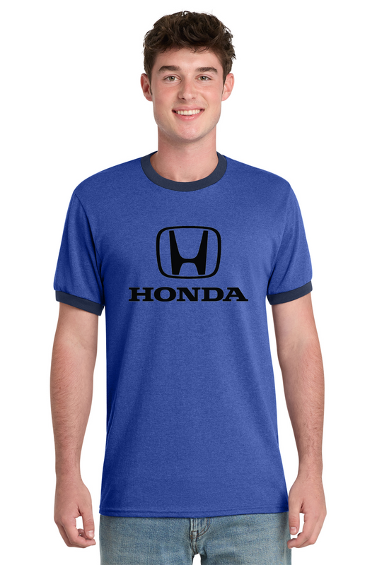 Honda Classic Logo Ringer Tee Blue