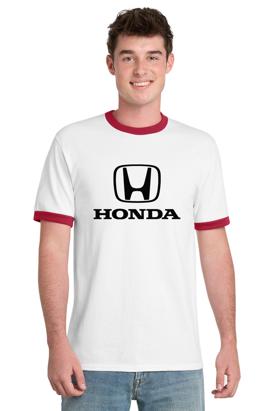 Honda Classic Logo Ringer Tee White/Red
