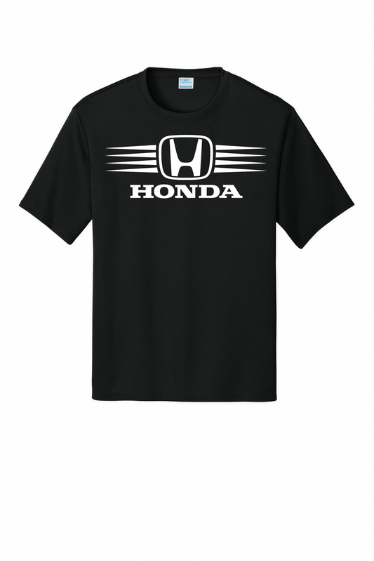Honda Racing Stripes Performance Tee Black