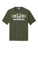 Honda Racing Stripes Performance Tee Army Green