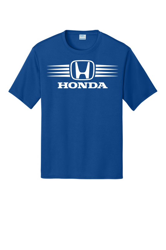 Honda Racing Stripes Performance Tee Royal Blue