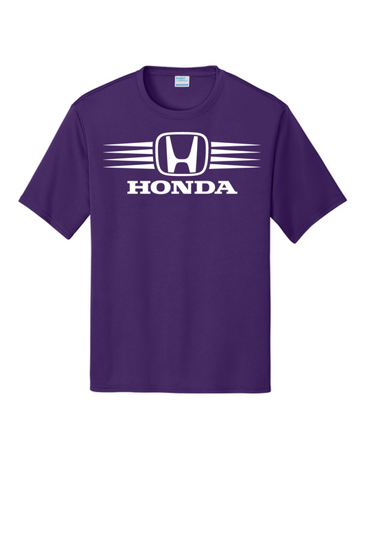 Honda Racing Stripes Performance Tee Purple