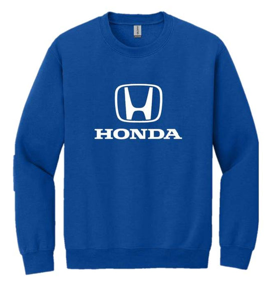 Honda Racing Logo Crewneck Sweatshirt Royal