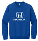 Honda Racing Logo Crewneck Sweatshirt Royal