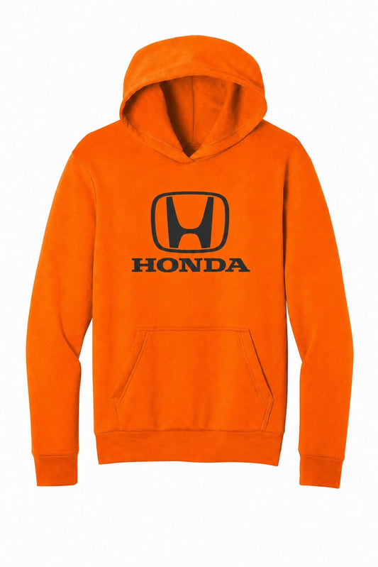Honda Racing Logo Hoodie Orange