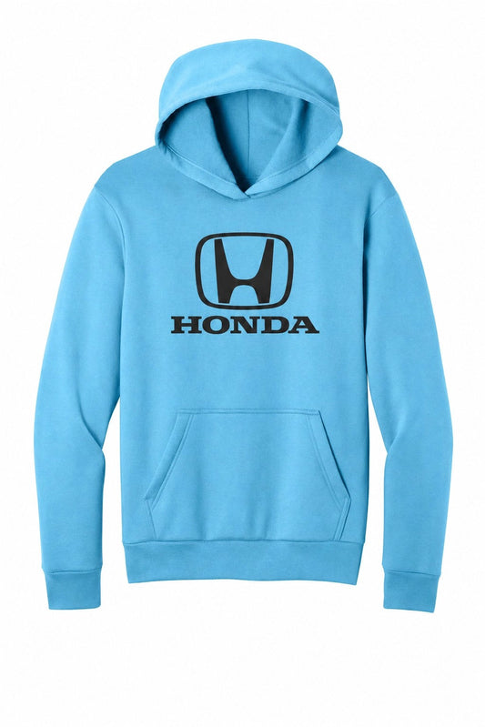 Honda Racing Logo Hoodie Aquatic Blue