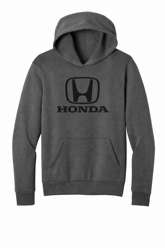 Honda Racing Logo Hoodie Charcoal