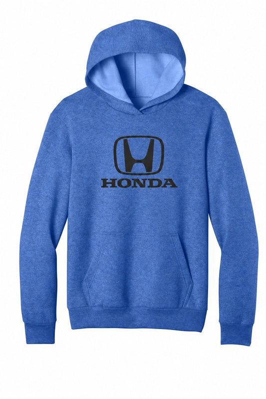 Honda Racing Logo Hoodie Heather Blue